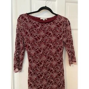 Fleur and stone lace dress